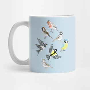 Illustrated Birds Mug